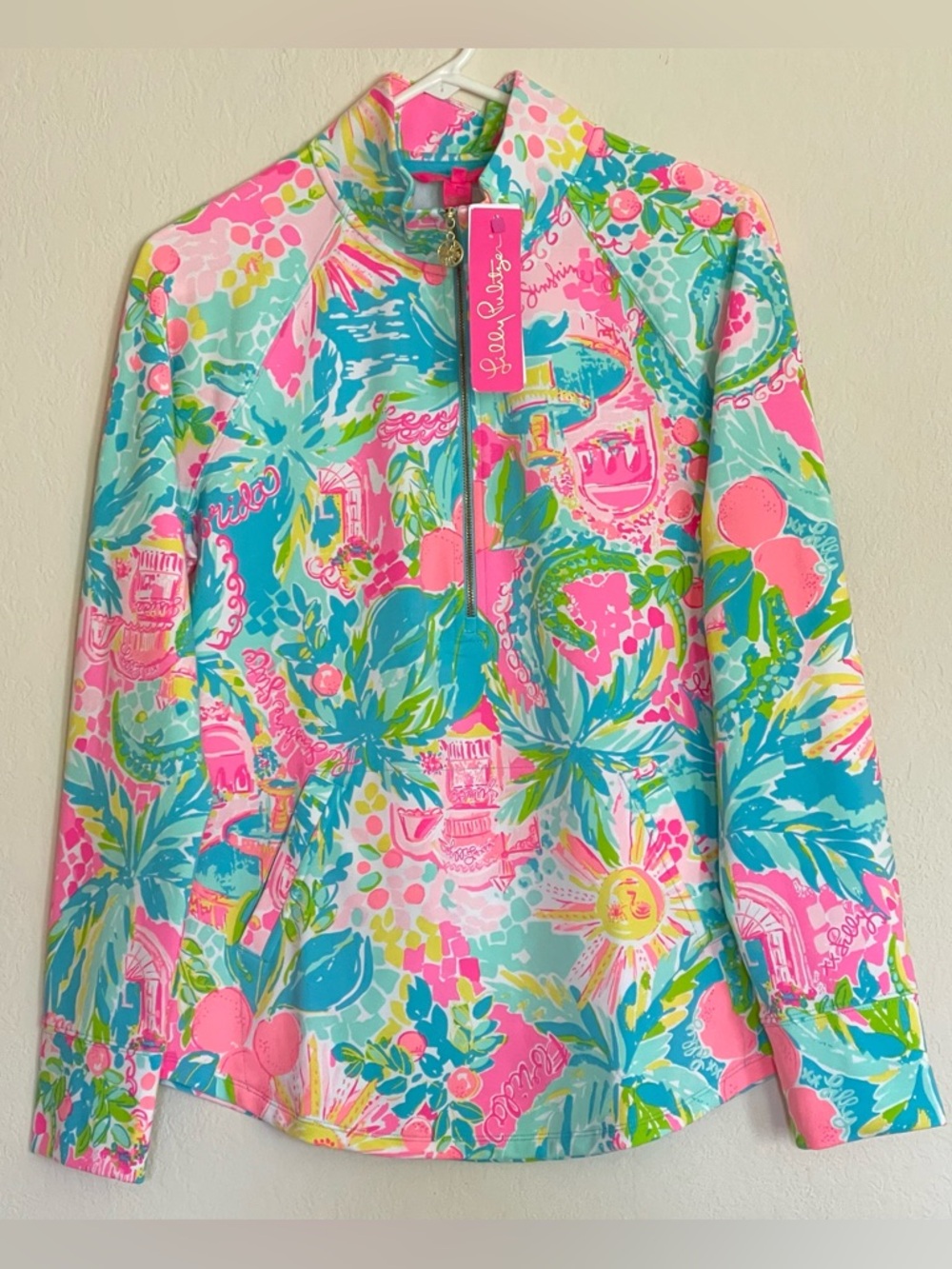 Lilly Pulitzer Skipper Popover Sunshine State of Mind Size M